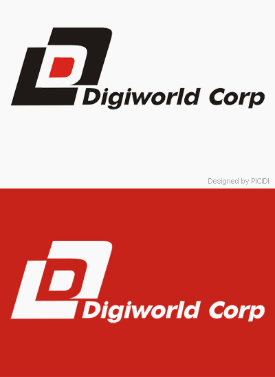 Logo Digiworld - Designed by Picidi